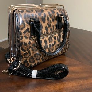 Leopard print purse